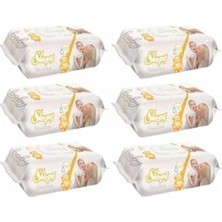 aklow akyoleticaret Islak Havlu, 90 Yaprak, 6'lı Set