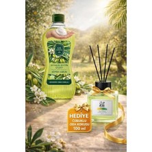 aklow akyoleticaret Ayvalık Zeytin Çiçeği Köpük Sabun, 1,5 L, Yeşilçay Koku, Hediye