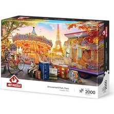 aklow akyoleticaret Lunapark, Paris 2000 Parça Puzzle