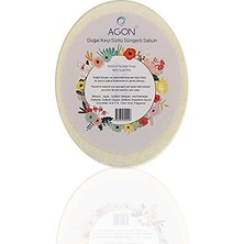 aklow akyoleticaret Doğal El Yapımı Keçi Sütü Sabunlu Vücut Duş Süngeri 125 G