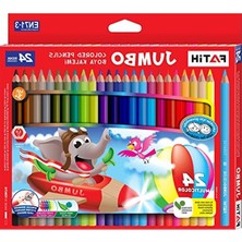Şanal Renkli Jumbo Kuru Boya Seti, 24 Renk ile Yaratıcılığınızı Konuşturun
