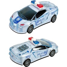 PopŞeker Işıklı Sesli Sürtmeli Polis Arabası Oyuncak – Polis Sirenli Pilli Sürtmeli Polis Ekip Arabası 15CM.