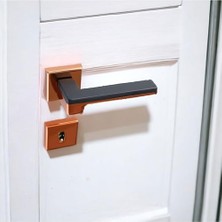 aklow akyoleticaret Funda Rose Mat Siyah Rozetli Çelik Kapı Kolu, Sürgülü Kapılar Için Sağ-Sol Uyumlu