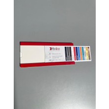 aklow akyoleticaret 10 Adet Kolay Değiştirilebilen Kendinden Yapışkanlı Pratik Kırmızı Kapı Isimliği