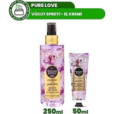 aklow akyoleticaret Pure Love El Vücut Kremi ve Vücut Spreyi