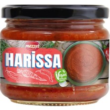 aklow akyoleticaret Vegan Harissa Sos 300 G - Tunus Usulü Katkısız Acı Biber Ezmesi ve Gurme Meze