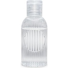aklow akyoleticaret 50 Adet 50 ml Boş Plastik Şişe DNZ21, Şeffaf Kapak