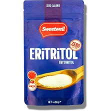 aklow akyoleticaret Doğal Toz Eritritol Tatlandırıcı 400 G; Sıfır Kalori, Keto Diyet
