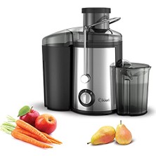 aklow akyoleticaret KCJ-1807 Katı Meyve Sıkacağı, Std, Siyah