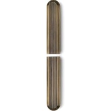 aklow akyoleticaret System 9022 Line-Çizgili Kulp Antik SSY9022 0096 Abm, 96 Mm, Tek Adet, Tek Ebat, Antik Renk