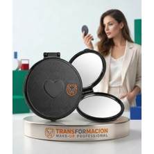 aklow akyoleticaret Katlanabilir Mini Cep Aynası, Makyaj ve Çanta Için Çift Taraflı Ayna 716358