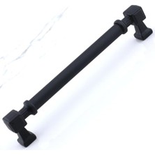 aklow akyoleticaret Talas Metal Kulp Mutfak Dolap Çekmece Mobilya Dolabı Kapak Kulpları Kulb, 160 Mm, 16 Cm, Siyah Renk