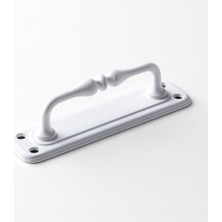 aklow akyoleticaret Beyaz Metal 14.5 cm Büyük Kapı Çekme Kolu Tutamağı Kulp Saclı Kulpları Dolap Mobilya Dolap Çekmece