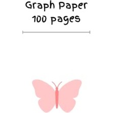 aklow akyoleticaret Butterfly, 100 Pages Graph Paper 8x5