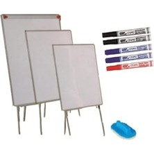 aklow akyoleticaret Ayaklı Yazı Tahtası 60 * 85 Teleskopik Ayaklı Beyaz