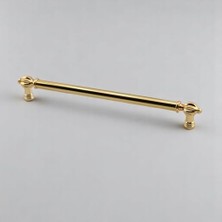 aklow akyoleticaret Dolabı Dolap Kapak Kulpları Kulb Kulpu Metal Gold Altın 224 mm Defne Kulp Mobilya Çekmece Mutfak