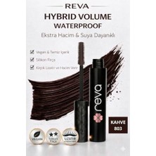 aklow akyoleticaret Hacim Veren Hibrit Maskara; Hybrid Volume Mascara Brown, No: 803, Vegan & Temiz Içerik