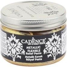 aklow akyoleticaret Metalik Rölyef Pasta MF03 Altın, 150 ml