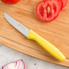 aklow akyoleticaret Aryıldız Primo Sebze Bıçağı Sarı 11 cm