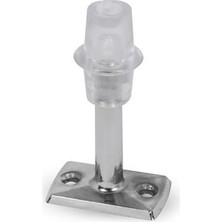 aklow akyoleticaret Metal Gövde Slikon Başlı Kapı Kolu Stoperi, Kapı Kolu Tamponu, Darbe Emici ile Koruma, Kapıya Yada Duvara Montaj Yapılabilir, Renk Seçimine Göre Siyah Yada Nikel Vida Dahildir