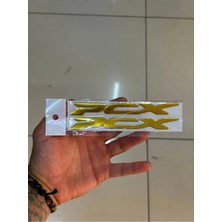 Promot Honda Pcx Gold Sele Altı Yazısı 3D Damla 1. Kalite