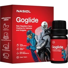 aklow akyoleticaret Nano Yağmur Kaydırıcı – Motosiklet Vizörleri, Kasklar ve Gözlükler Için, Uzun Süreli Etki, Geliştirilmiş Net Görüş, Güvenli Sürüş, 10 ml