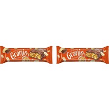 aklow akyoleticaret Hünnap Granio Yer Fıstığı Ezmeli 40 G Çikolata Kaplamalı Bar 2'li Paket