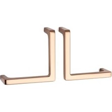 aklow akyoleticaret System 4706 Modern L Kulp Yarım Altın SSY4706 0064 Gl, 64 Mm, Tek Adet, Tek Ebat, Altın Renk