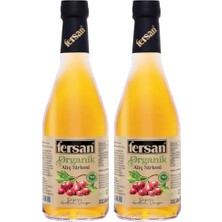 aklow akyoleticaret Şişe, Organik Alıç Sirkesi Cam Yüzde Dört Asit 500 ml 2'li Paket