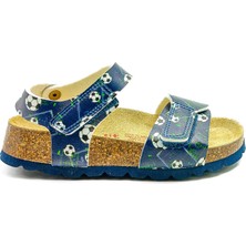 Superfit Ortopedik Çocuk Sandalet P 000122-8010 - Lacivert Futbol BLAU / MEHRFARBIG