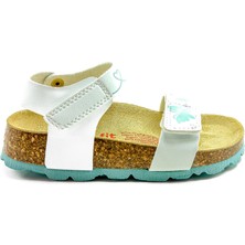 Superfit Ortopedik Çocuk Sandalet F 000123-1030 - Beyaz Kelebek WEIB / TÜRKIS