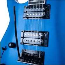 Şanal Matt Koyu Mavi Elektro Gitar, Şık ve Modern Tasarım