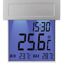 aklow akyoleticaret Dostmann Vision Solar Dijital Pencere Termometresi, 30.1035, Dış Sıcaklıklı Büyük Ekran, U 122 x G 28 x Y 131 mm