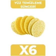 aklow akyoleticaret 6 Adet Yüz Temizleme Süngeri Seti
