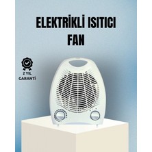 Pileli Store Fanlı Elektrikli Isıtıcı – 3 Kademeli Isı Ayarı ve Güvenli Kullanım