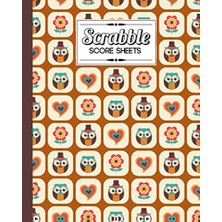 aklow akyoleticaret Scrabble Score Sheet: Owl Birds Scrabble Score Sheet; Scrabble Game Record Book For Up To 4 Players, Scrabble Game Sheets For Board Game Words Building, 121 Pages, Size 8" x 10"