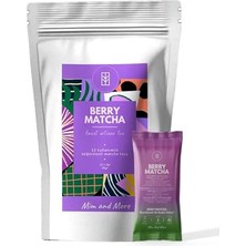 aklow akyoleticaret Berry Matcha Tekli Şişe, 12 Günlük Paket, 12X3 G