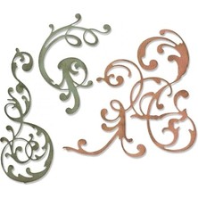 aklow akyoleticaret Thinlits Stanzformen Set 3pk Verzierte Ornamente