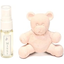 aklow akyoleticaret Pembe Ayıcık Taşlı Vanilya Sandal Oto Kokusu, Araba ve Araç Için, 20 ml Esans ile Birlikte