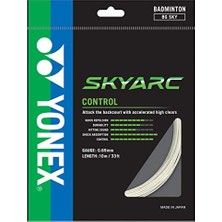 aklow akyoleticaret Skyarc Badminton Kordajı 0.69 Mm; 10 M - Beyaz