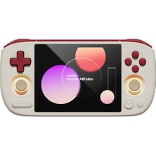 aklow akyoleticaret Pocket Aır Mini Android El Oyun Konsolu - 4.2 Inç Hd 4:3 Retro Oyun Ekranı, Mtk G99 Sekiz Çekirdekli, Hall Etkisi Joystick ve Tetikleyiciler, Taşınabilir Oyun Cihazı (Retro Beyaz, 3G+64G)