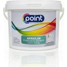 aklow akyoleticaret Beyaz Silikonlu Mat Dış Cephe Boyası, 3,34 kg