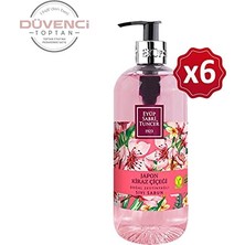 aklow akyoleticaret Doğal Zeytinyağlı Sıvı Sabun Japon Kiraz Çiçeği 500 ml x 6 Adet