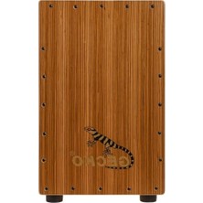 Şanal Zebra Ahşap Tap Gövde Cajon, Kaliteli Ses ve Dayanıklı Yapı