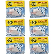 aklow akyoleticaret 6'lı Nem Alıcı Yedek Tablet, 2 x 250 Gram, Natural