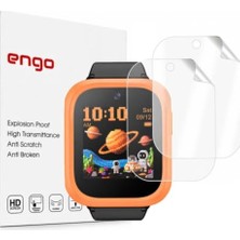 aklow akyoleticaret Saat, Tcl Kids Watch K5 ile Uyumlu Ekran Koruyucu Tpu, Tam Kaplayan Akıllı Çocuk Koruması 2 Adet, Çizilmeye Dayanıklı Koruma MT50V