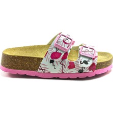 Superfit Ortopedik Çocuk Terlik Çift Bantlı P 800111-1130 Pembe Flamingo WEIB / PINK
