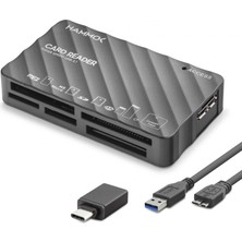 Gees Global Hızlı Veri Aktarıcı USB Type-C Kart Okuyucu 5 Gbps