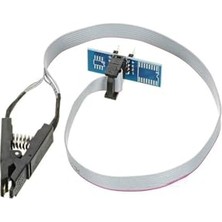 aklow akyoleticaret Soıc8 Sop8 To Dıp8 Test Klipsi Eprom Flash Bıos Programlama Mandalı Spı Iıc
