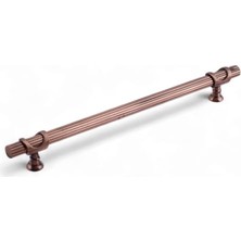 aklow akyoleticaret 224 mm Metal Dayanıklı Arsin Çizgili Soft Antik Bakır Mobilya Çekmece Dolap Kapak Kulpu Kulpları